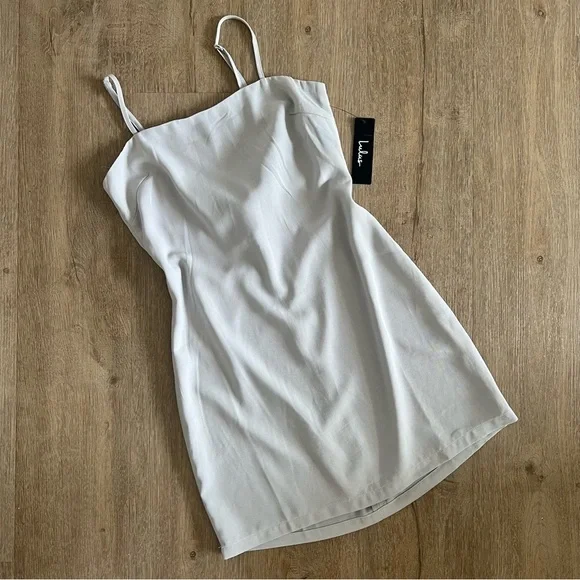 NWT Lulus Toast to Life Mini Dress – ’90s Coquette Minimalist Soft Girl Romantic - Picture 13 of 13